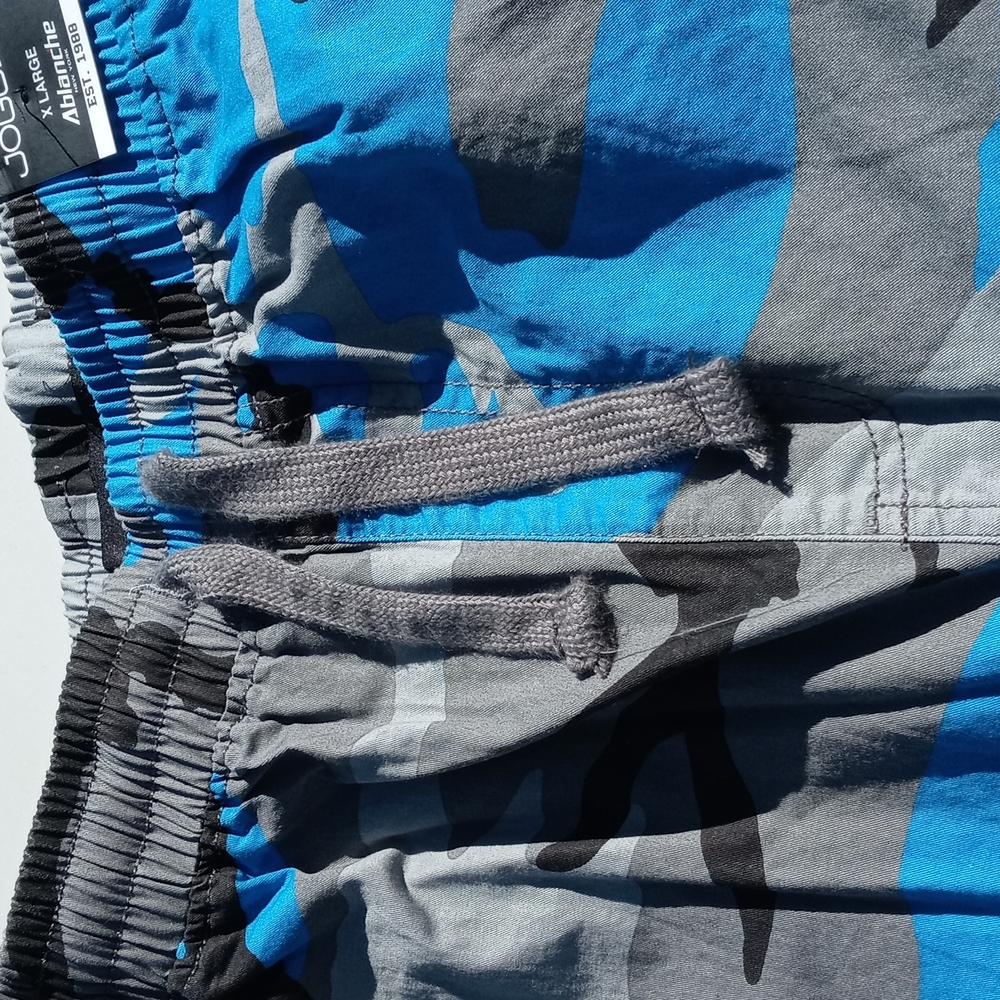 Ablanche Camo Blue Joggers Size XL Blue Gray - Picture 5 of 7